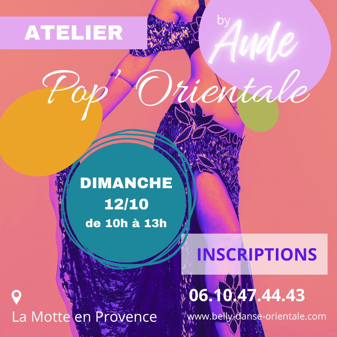 Découvrez les ateliers de danses orientales et tribales 2025-2026 avec Aude Mathis